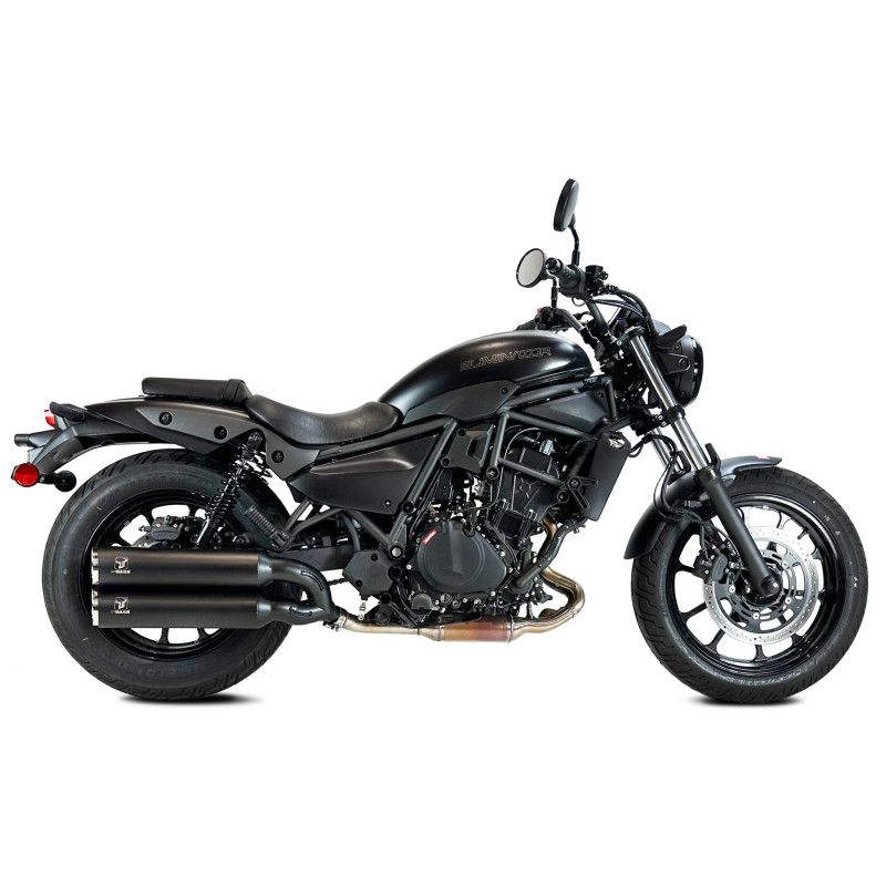 IXRace Uitlaat | Zwart | Kawasaki Eliminator 500