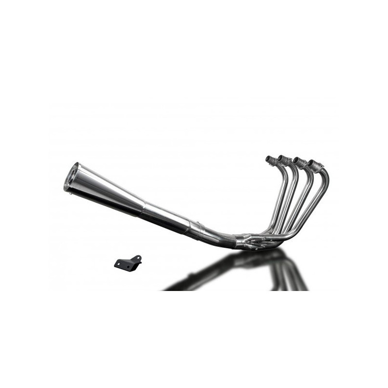 Delkevic Exhaust System 4-1 Classic Megaphone | Silver | Kawasaki Z750