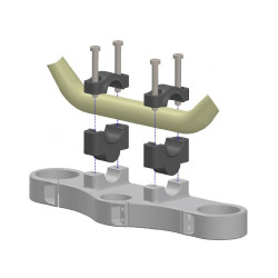 Voigt-MT Stuurverhogers 20mm S20 | Honda FX650 Vigor