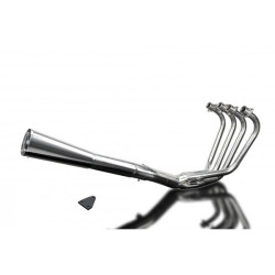 Delkevic Exhaust System 4-1 Classic Megaphone | Silver | Suzuki 1000 GS
