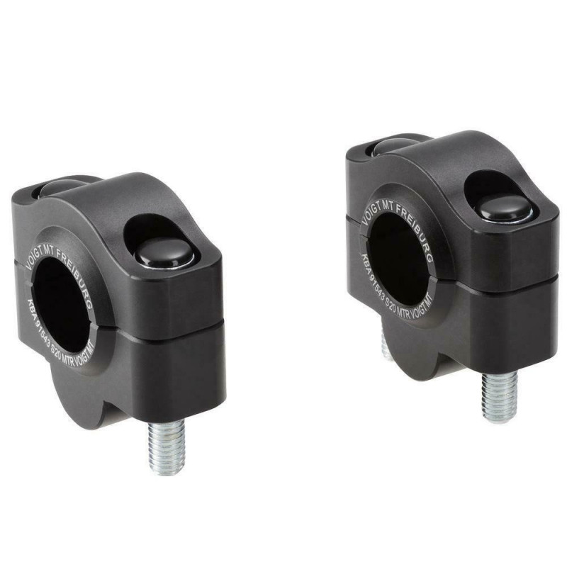 Voigt-MT Stuurverhogers 20mm S20 | Yamaha XJ600S Diversion - Black