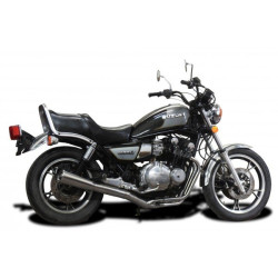 Delkevic Exhaust System 4-1 Classic Megaphone | Silver | Suzuki GS1100G