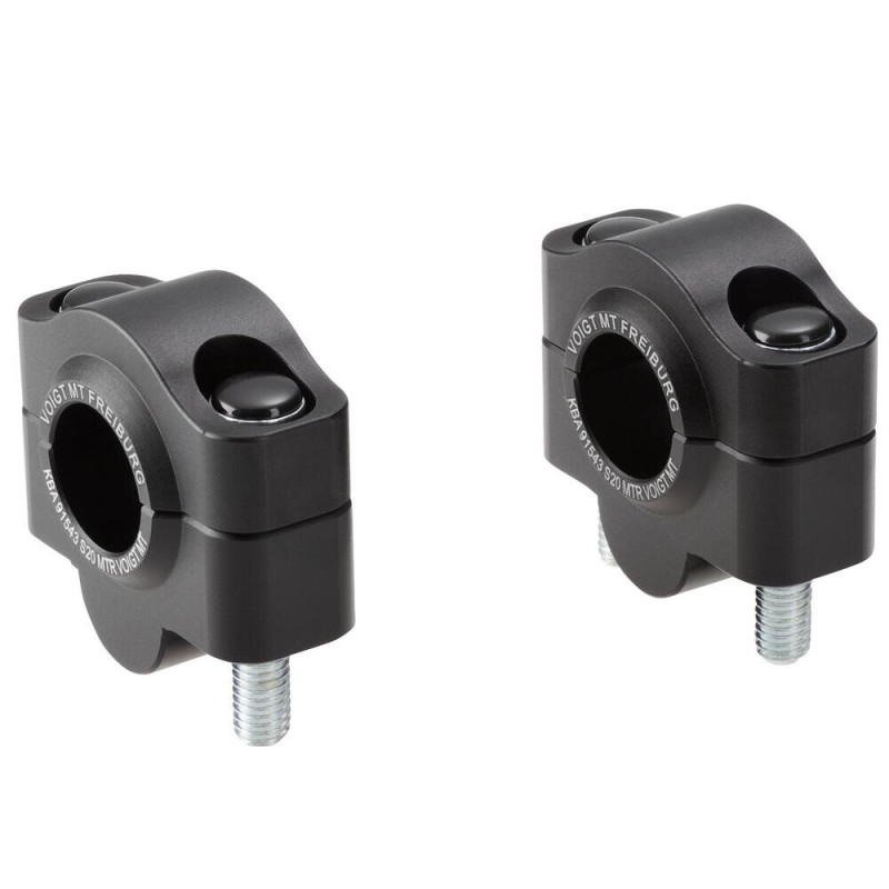 Voigt-MT Stuurverhogers 20mm S20 | Aprilia Caponord 1200 - Black