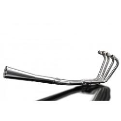 Delkevic Exhaust System 4-1 Classic Megaphone | Silver | Suzuki GS850