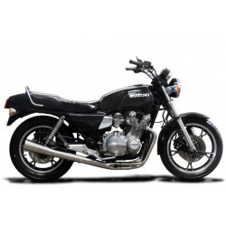 Delkevic Exhaust System 4-1 Classic Megaphone | Silver | Suzuki GS850