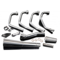Delkevic Exhaust System 4-1 Classic Megaphone | Silver | Suzuki GS850
