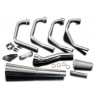 Delkevic Exhaust System 4-1 Classic Megaphone | Silver | Suzuki GS850