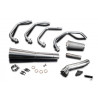 Delkevic Exhaust System 4-1 Classic Megaphone | Silver | Suzuki 750 GSX750