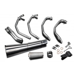 Delkevic Exhaust System 4-1 Classic Megaphone | Silver | Yamaha XJ750