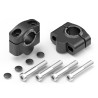 Voigt-MT Stuurverhogers 25mm S25 | Honda NC750S/NC750X - Black