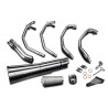 Delkevic Exhaust System 4-1 Classic Megaphone | Silver | Yamaha XJ900F