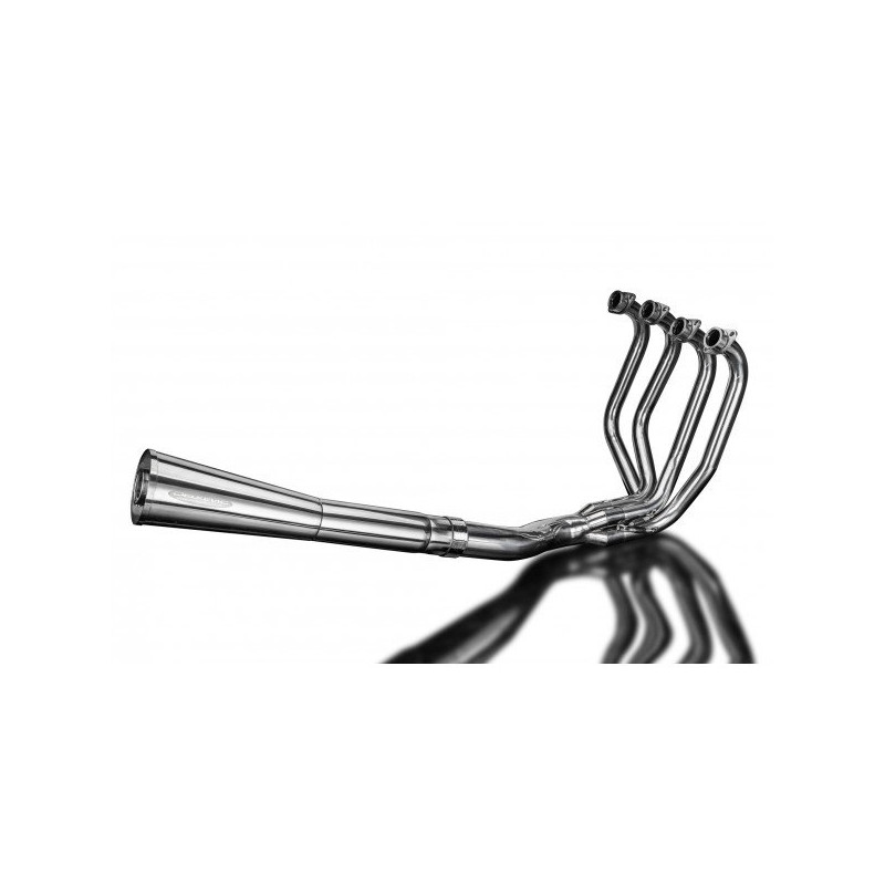 Delkevic Exhaust System 4-1 Classic Megaphone | Silver