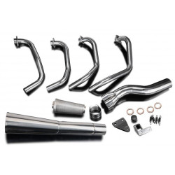 Delkevic Exhaust System 4-1 Classic Megaphone | Silver