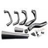 Delkevic Exhaust System 4-1 Classic Megaphone | Silver