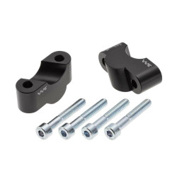 Voigt-MT Stuurverhogers 25mm S25B | Buell XB12X - Zwart
