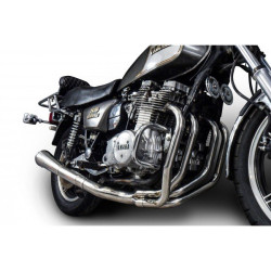 Delkevic Exhaust System 4-1 Classic Megaphone | Silver