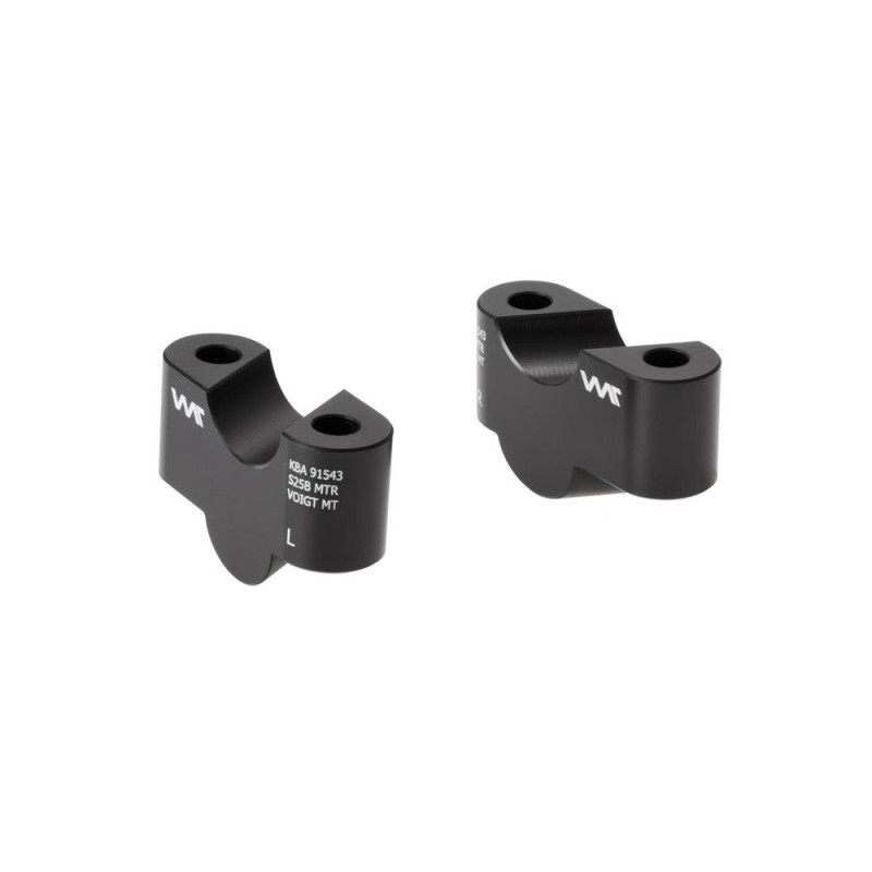 Voigt-MT Stuurverhogers 25mm S25B - Black