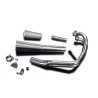 Delkevic Exhaust System 4-1 Classic Megaphone | Silver | Suzuki 750 GSX-R & Yamaha 650 XS
