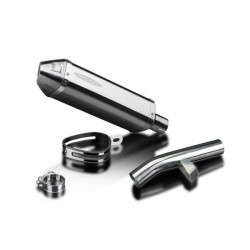 Delkevic Uitlaat TRI | Zilver | Kawasaki 1000 Versys