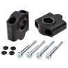 Voigt-MT Stuurverhogers 30mm S30 | Yamaha FZ1/Fazer - Black
