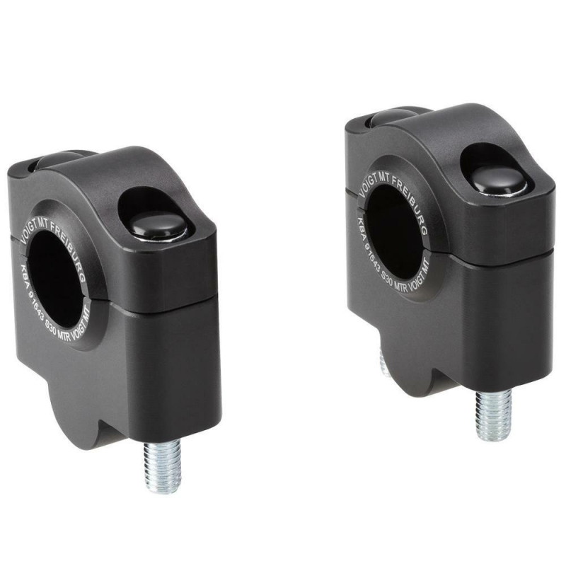 Voigt-MT Handlebar Risers 30mm S30 | Suzuki SV 650 N/S - Black