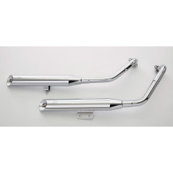 Falcon Full exhaust system Cromo Line | Honda VT600C Shadow | chrome
