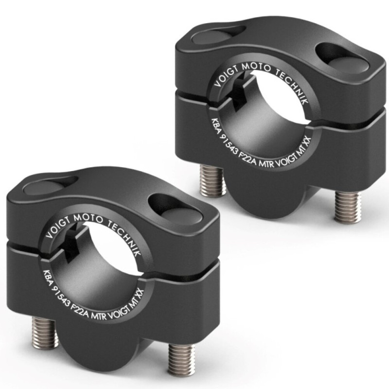 Voigt-MT Stuurverhogers 20mm F22A_2M - Black