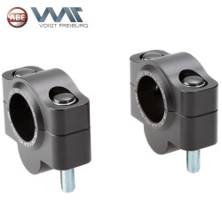 Voigt-MT Stuurverhogers 20mm F22A | Kawasaki Z900RS - Zwart