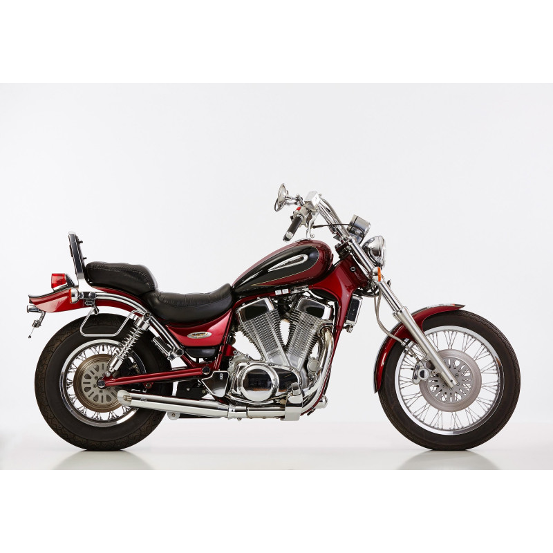 Falcon Exhausts Cromo Line | Silver | Suzuki VS1400 Intruder