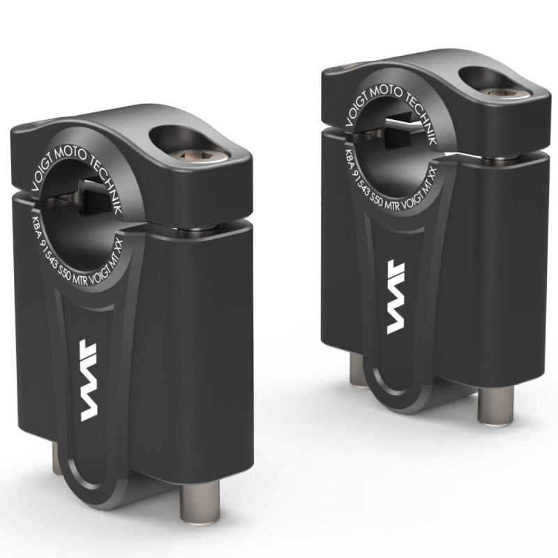 Voigt-MT Stuurverhogers 50mm S50 - Black