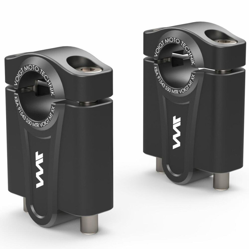 Voigt-MT Stuurverhogers 50mm S50 - Black