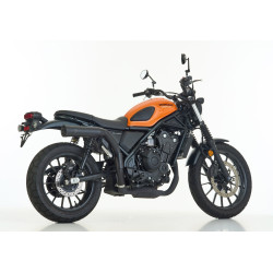 Falcon Uitlaat Double Groove | Zwart | Honda CL500