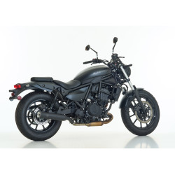 Falcon Silencer Double Groove | Kawasaki Eliminator 500 | black