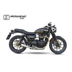 Ironhead Uitlaat | Zilver | Triumph Street Twin 900