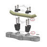 Voigt-MT Conversiekit naar Fat-Bar U50A 50mm | Mash 250 Dirt Track