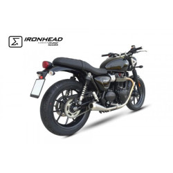 Ironhead Uitlaat | Zilver | Triumph Street Twin 900