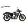 Ironhead Exhaust | Silver | Triumph Bonneville T120