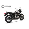 Ironhead Uitlaat | Zilver | Triumph Bonneville T120