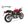 Ironhead Uitlaat | Zilver | Triumph Thruxton 1200 R/RS