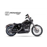 Ironhead Exhaust System | Black | Harley Davidson 1200 Sportster XL/XL883 Sportster