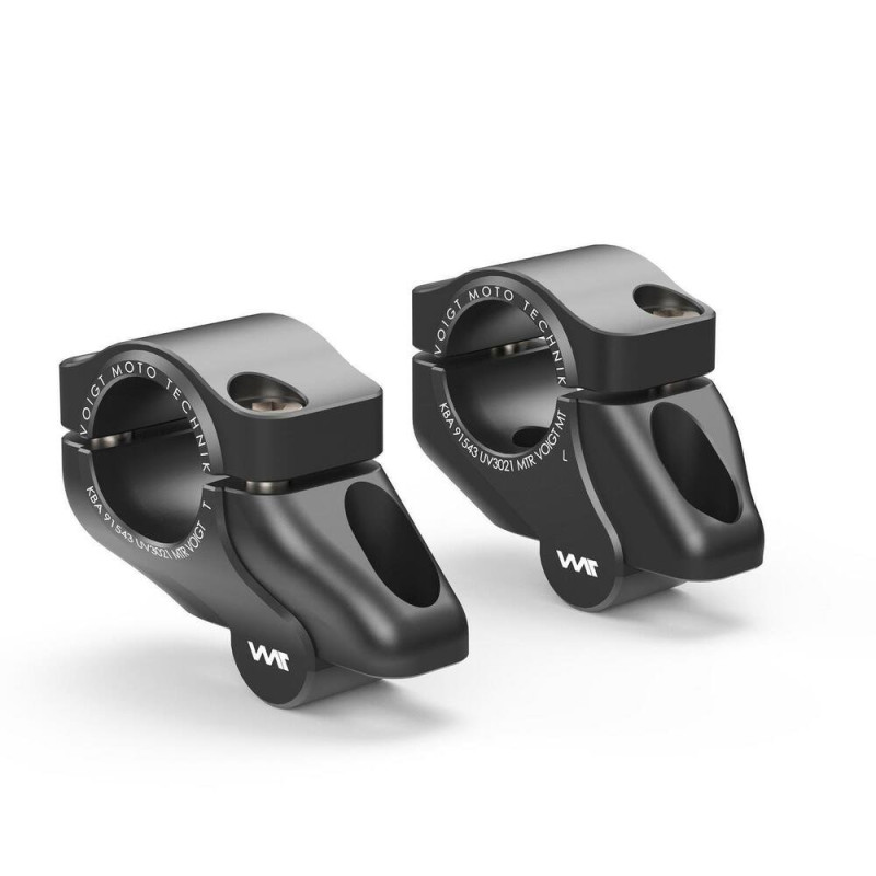 Voigt-MT Conversiekit naar Fat-Bar UV3021 30mm/21mm | Mash 125 Dirt Track - Black