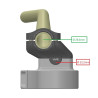 Voigt-MT Conversiekit naar Fat-Bar UV3021 30mm/21mm