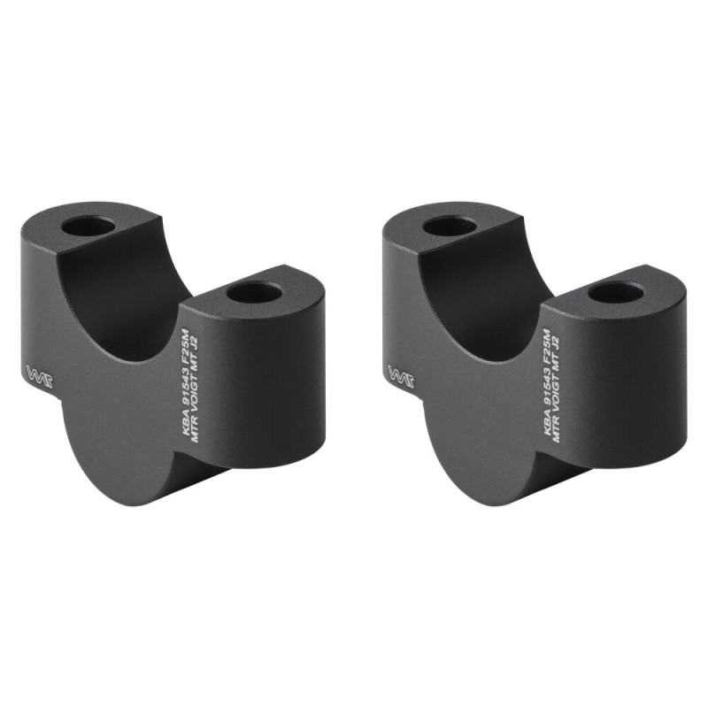 Voigt-MT Stuurverhogers 25mm F25M - Zwart