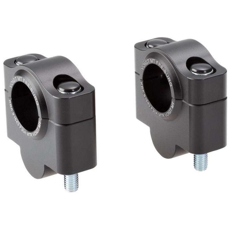 Voigt-MT Stuurverhogers 30mm F30A | Ducati 1000 Multistrada - Zwart