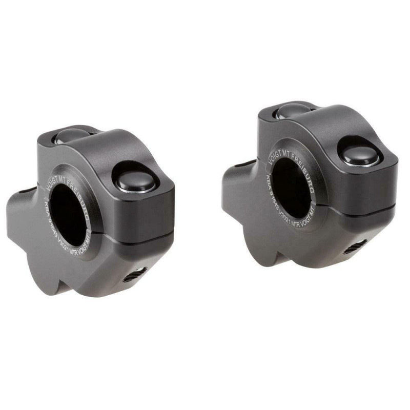 Voigt-MT Stuurverhogers 30mm/21mm V3021 | Suzuki DR200S - Black