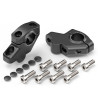 Voigt-MT Stuurverhogers 30mm/21mm V3021 | Honda NC750S - Black