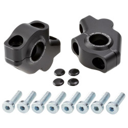 Voigt-MT Stuurverhogers 30mm/21mm V3021 | Yamaha XJ6 Diversion - Black