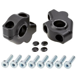 Voigt-MT Stuurverhogers 30mm/21mm V3021 | Yamaha XV1000 Virago - Black
