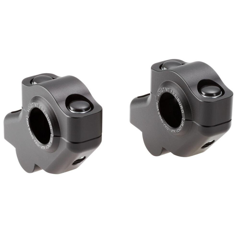 Voigt-MT Stuurverhogers 30mm/21mm V3021 - Black