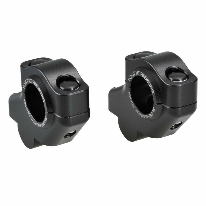 Voigt-MT Stuurverhogers 30mm/21mm ZV3021 (ø25,4mm/1" stuur) - Zwart